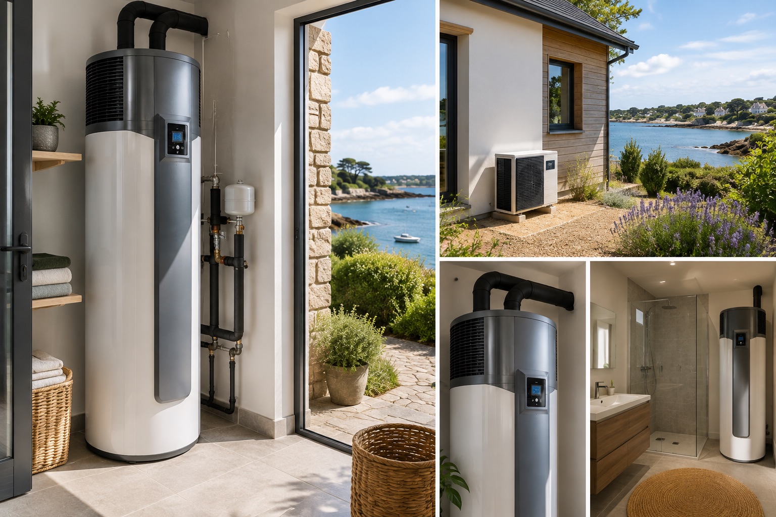 Chauffe-eau thermodynamique installé dans un local technique