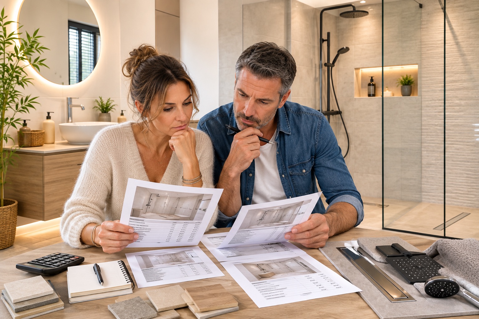 Comparaison de devis de rénovation de douche