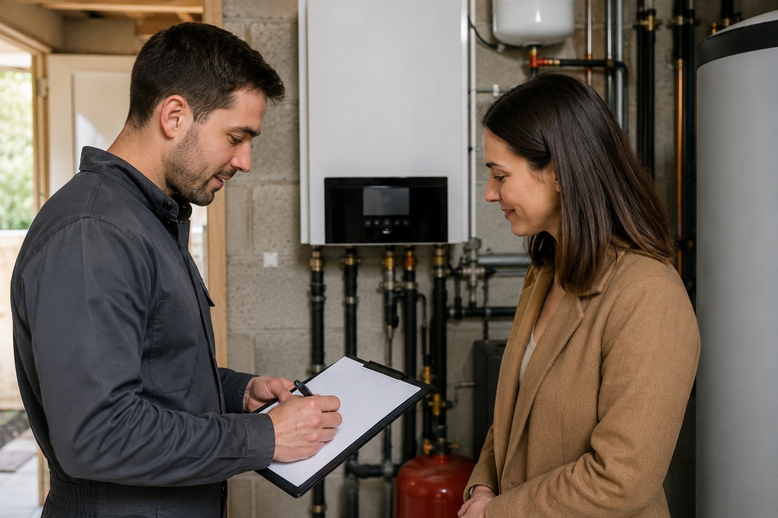 Entretien d'installation de chauffage, secteur de Lorient