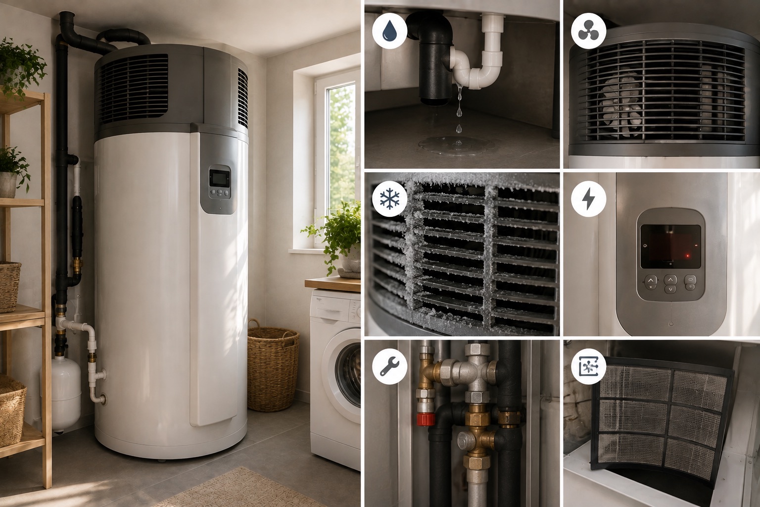 Diagnostic d'un chauffe-eau thermodynamique en panne