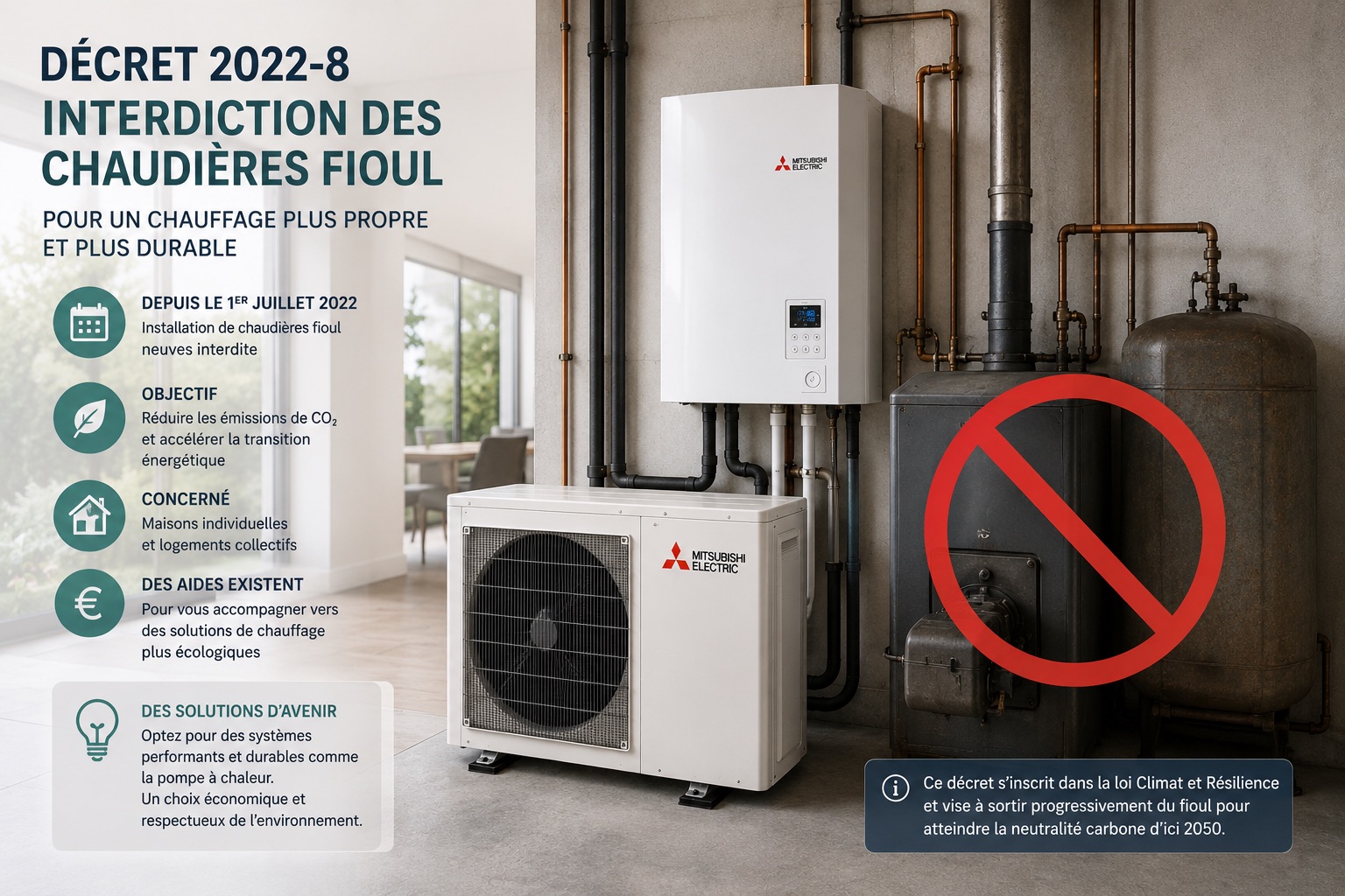 Remplacement de chaudière fioul, secteur de Lorient