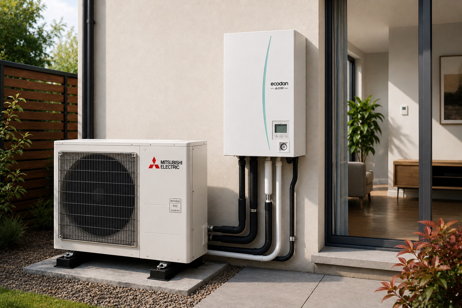 Pompe à chaleur Mitsubishi Electric, secteur de Lorient