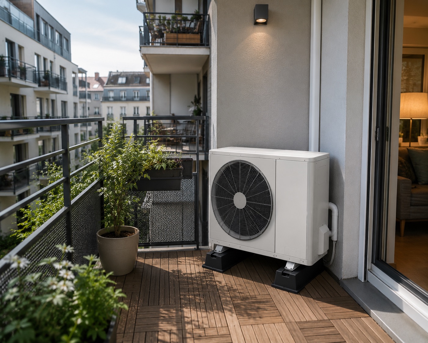 Pompe à chaleur en appartement, secteur de Lorient