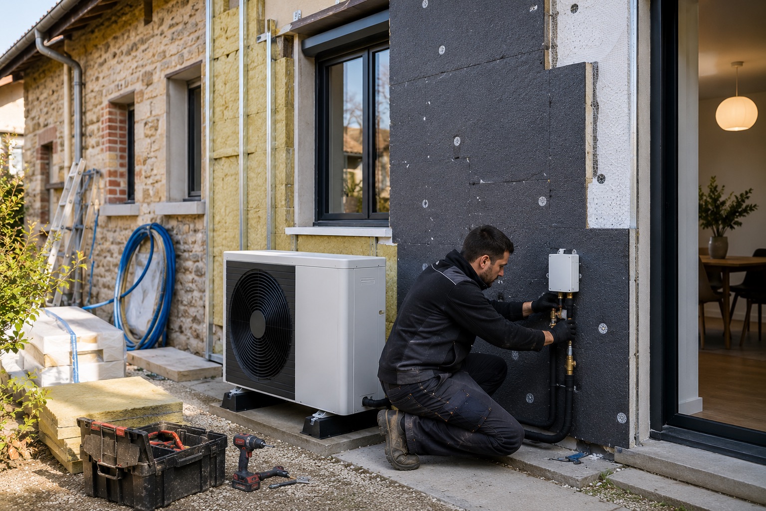 Pompe à chaleur en rénovation, secteur de Lorient