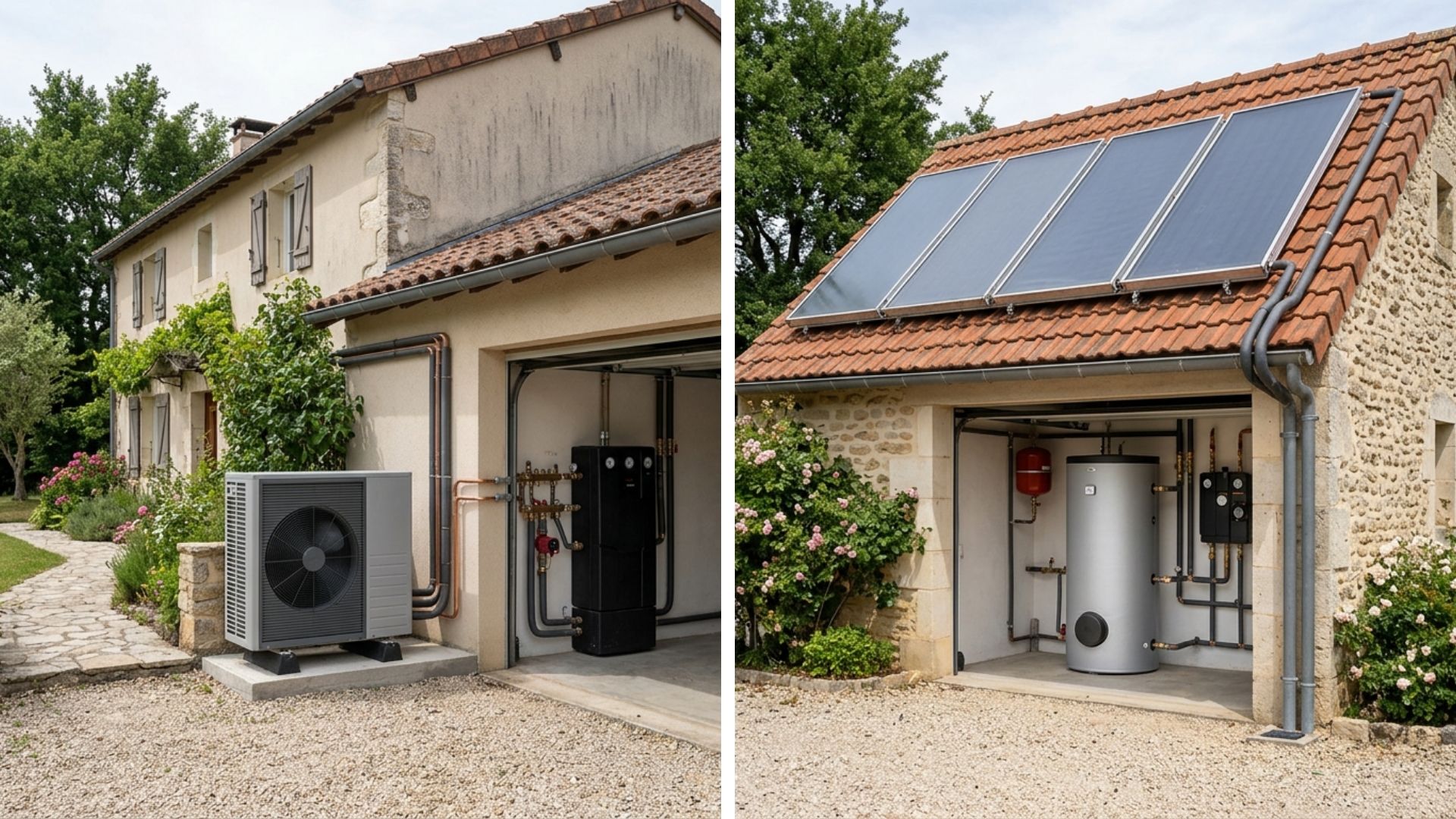 Pompe à chaleur ou chauffage solaire, secteur de Lorient