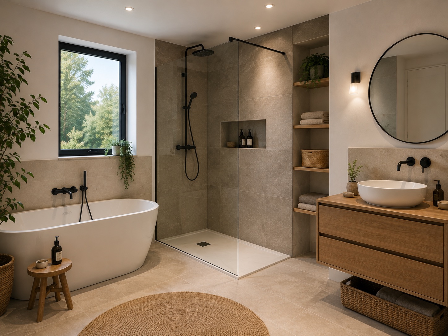 Salle de bains rénovée dans le secteur de Pontivy